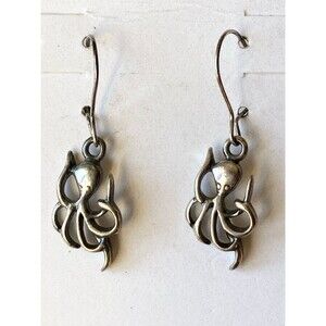 Jackie Gallagher designs 925 sterling silver octopus Earrings